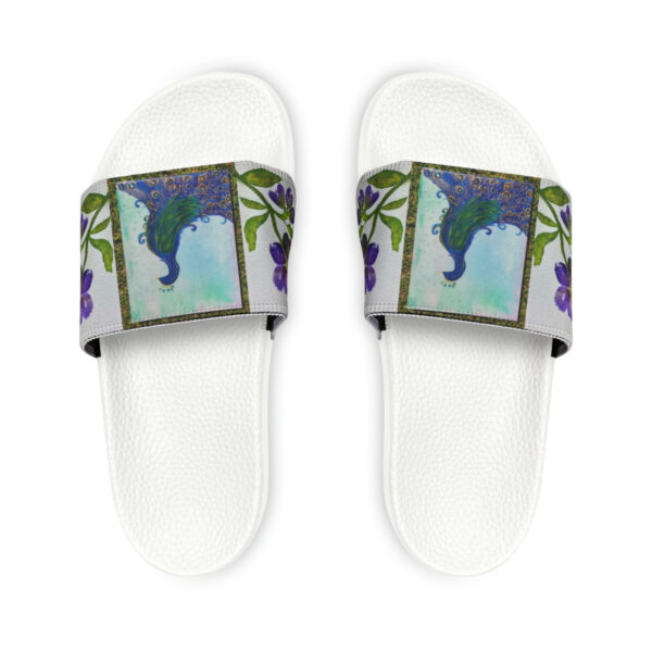 Blue Peacock - Women's Slide Sandals