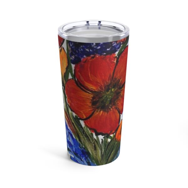 Field of Poppies Tumbler 20oz - Image 2