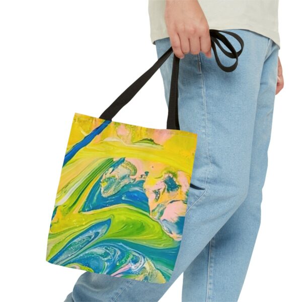 Green Marble - Tote Bag (AOP) - Image 3