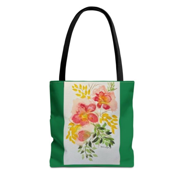 Watercolor Red Flowers Tote Bag (AOP)