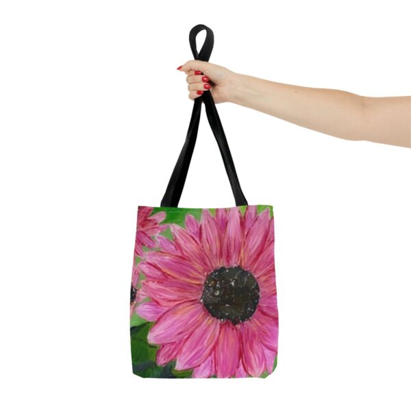 Pink Sunflowers - Tote Bag (AOP) - Image 4