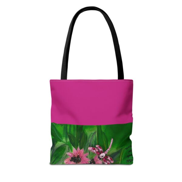 Pink Sunflowers - Tote Bag (AOP) - Image 2