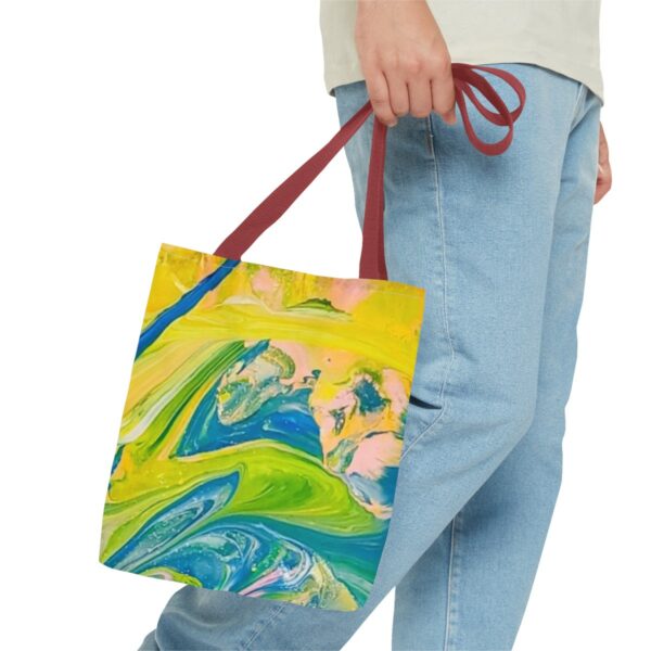 Green Marble - Tote Bag (AOP) - Image 7