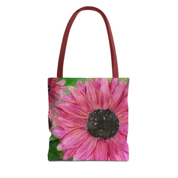 Pink Sunflowers - Tote Bag (AOP) - Image 5