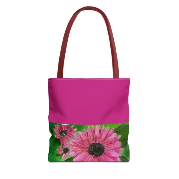 Pink Sunflowers - Tote Bag (AOP) - Image 5