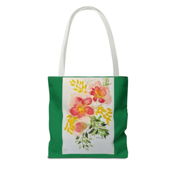 Watercolor Red Flowers Tote Bag (AOP) - Image 10