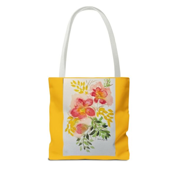 Watercolor Red Flowers Tote Bag (AOP) - Image 10