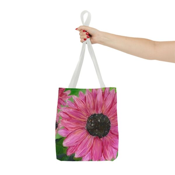 Pink Sunflowers - Tote Bag (AOP) - Image 12