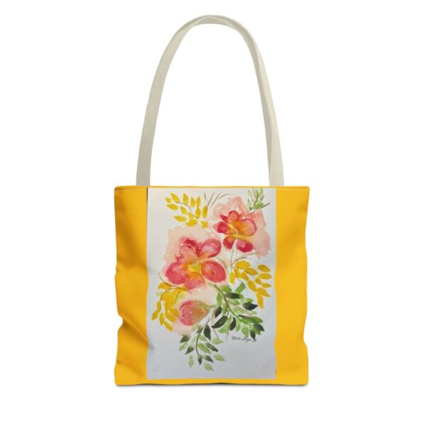 Watercolor Red Flowers Tote Bag (AOP) - Image 13