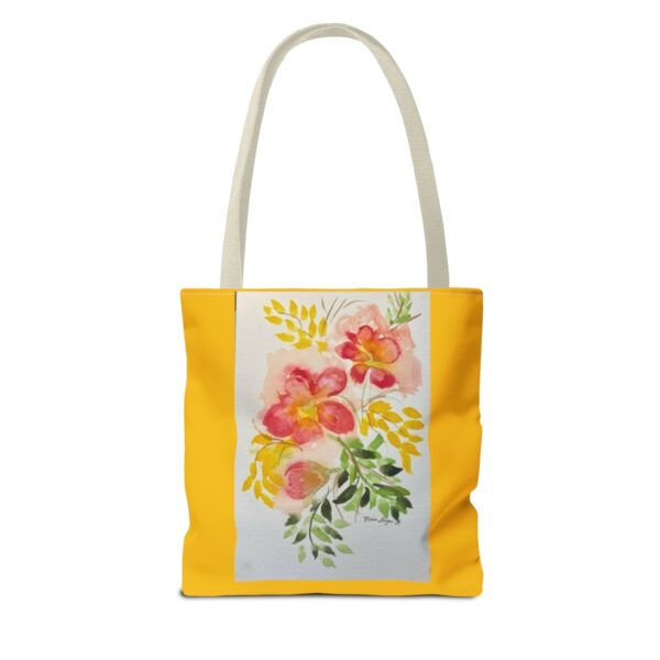 Watercolor Red Flowers Tote Bag (AOP) - Image 14