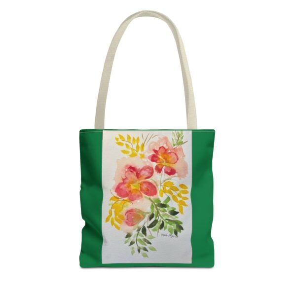 Watercolor Red Flowers Tote Bag (AOP) - Image 13