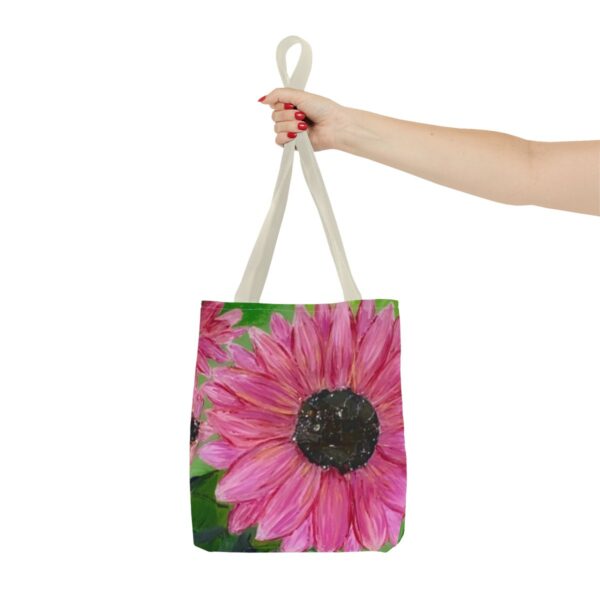 Pink Sunflowers - Tote Bag (AOP) - Image 16