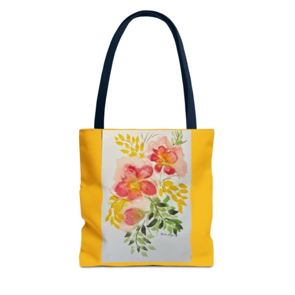 Watercolor Red Flowers Tote Bag (AOP) - Image 17