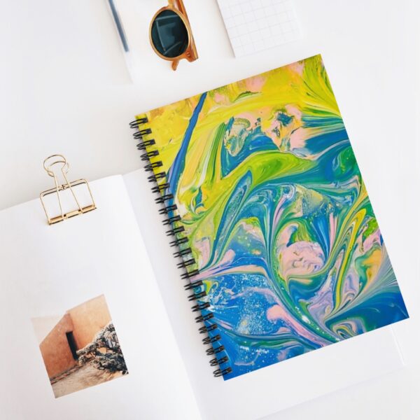 Green Marble - Spiral Notebook - Ruled Line - Image 5