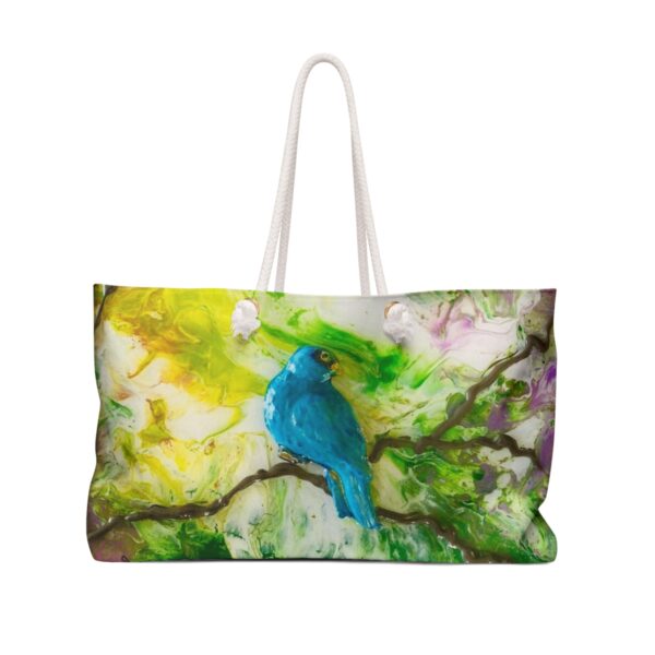 Blue Bird on a Branch - Weekender Bag