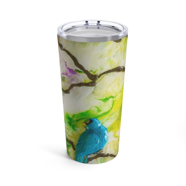 Blue Bird on a Branch - Tumbler 20oz