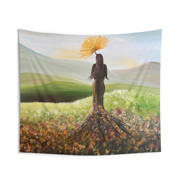 Lady of the Hills - Indoor Wall Tapestries