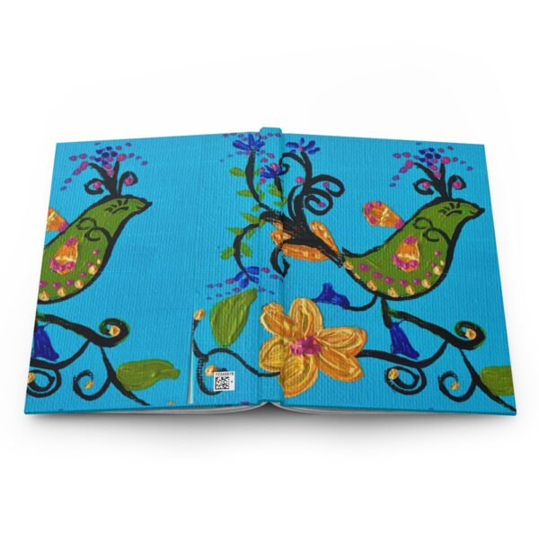 Green Tropical Bird - Hardcover Journal Matte - Image 5