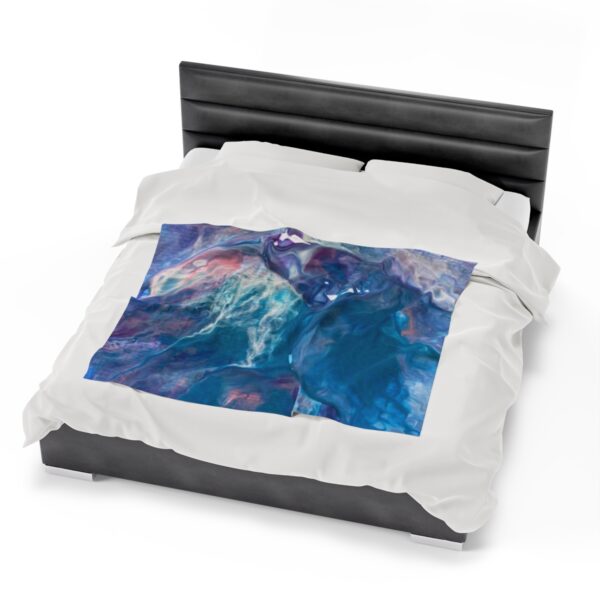 Ocean Waves - Velveteen Plush Blanket - Image 6