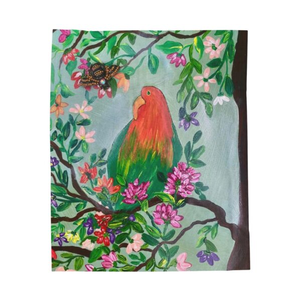 Beautiful Bird - Velveteen Plush Blanket - Image 2