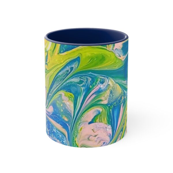 Green Marble - Accent Coffee Mug, 11oz - Image 2