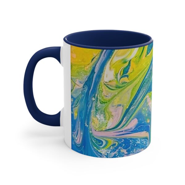 Green Marble - Accent Coffee Mug, 11oz - Image 3