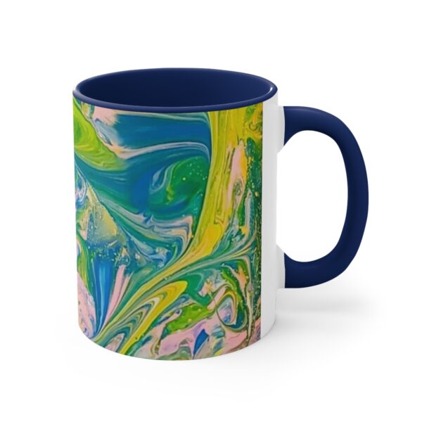 Green Marble - Accent Coffee Mug, 11oz - Image 4