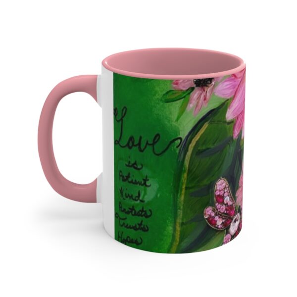 Pink Sunflowers - Accent Coffee Mug, 11oz - Image 3