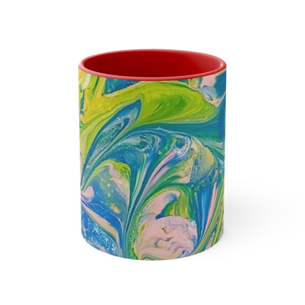 Green Marble - Accent Coffee Mug, 11oz - Image 5